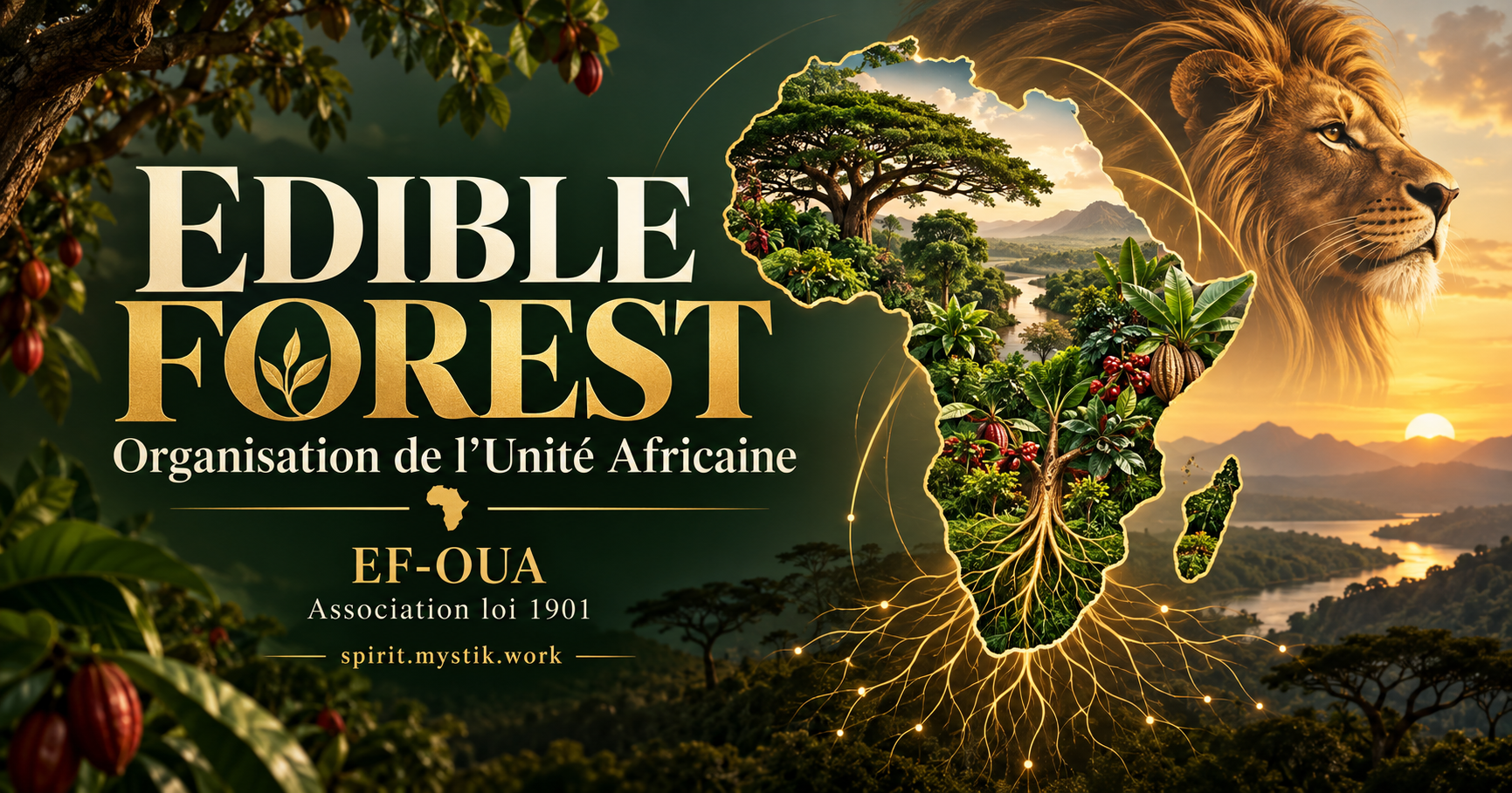 EDIBLE FOREST Organisation de l'Unité Africaine, association loi 1901 EF-OUA